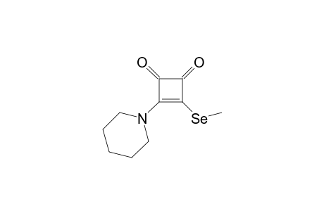 3-Cyclobutene-1,2-dione, 3-(methylseleno)-4-(1-piperidinyl)-