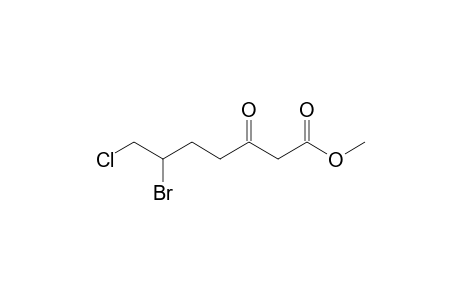 6-Bromo-7-chloro-3-oxoheptanoic Acid Methyl Ester