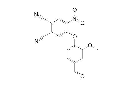 1,2-Benzenedicarbonitrile, 4-(4-formyl-2-methoxyphenoxy)-5-nitro-