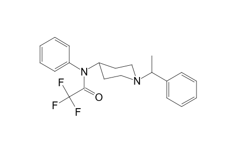 2,2,2-Trifluoro-N-phenyl-N-[1-(1-phenylethyl)piperidin-4-yl]acetamide