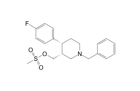 [(3R,4R)-1-benzyl-4-(4-fluorophenyl)-3-piperidyl]methyl methanesulfonate