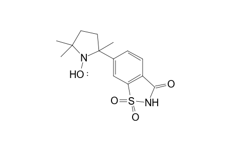 6-(1-Oxyl-2,5,5-trimethylpyrrolidin-2-yl)-1,1-dioxo-1,2-benzo[d]azothiazol-3(2H)-one radical