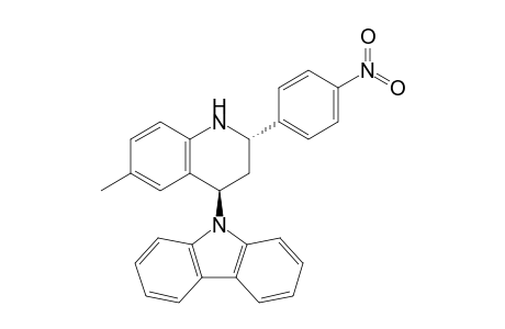 9-[(2S,4R)-6-methyl-2-(4-nitrophenyl)-1,2,3,4-tetrahydroquinolin-4-yl]carbazole