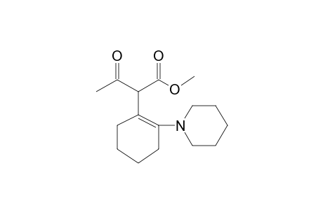 Methyl .alpha.-(2-piperidinocyclohexenyl)acetoacetate