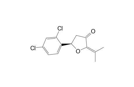 (5R)-2-(1-Methylethylidene)-3-oxo-5-(2,4-dichlorophenyl)tetrahydrofuran