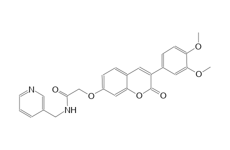 acetamide, 2-[[3-(3,4-dimethoxyphenyl)-2-oxo-2H-1-benzopyran-7-yl]oxy]-N-(3-pyridinylmethyl)-