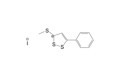 3-(Methylthio)-5-phenyl-1,2-dithiolium iodide