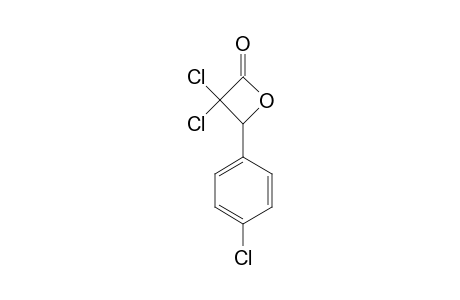 4-(p-CHLOROPHENYL)-3,3-DICHLORO-2-OXETANONE