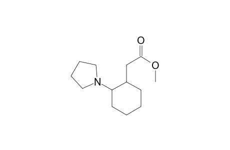 1-{[2'-(Methoxycarbonyl)methyl]cyclohexyl}pyrrolidine