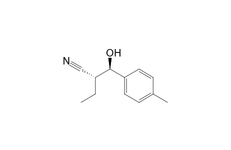 (2R,1'R)-2-[1-Hydroxy-1-(4-methylphenyl)methyl]butanenitrile