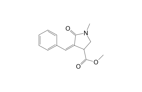 3-Pyrrolidinecarboxylic acid, 1-methyl-5-oxo-4-(phenylmethylene)-, methyl ester