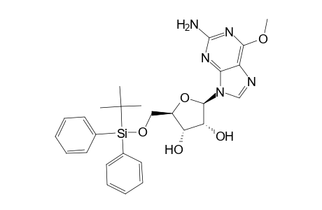 (2R,3R,4S,5R)-2-(2-amino-6-methoxy-9-purinyl)-5-[[tert-butyl(diphenyl)silyl]oxymethyl]oxolane-3,4-diol
