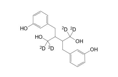 [1,1,4,4-(2)H(4)]-(+-)-2,3-bis-(3-hydroxybenzyl)butane-1,4-diol