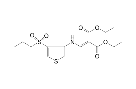 Diethyl 2-([[4-(propylsulfonyl)-3-thienyl]amino]methylene)malonate