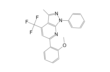 methyl 2-[3-methyl-1-phenyl-4-(trifluoromethyl)-1H-pyrazolo[3,4-b]pyridin-6-yl]phenyl ether