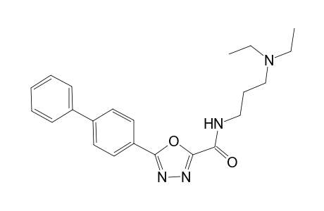 N-(3-Diethylaminopropyl)-5-(biphenyl-4-yl)-1,3,4-oxadiazole-2-carboxamide