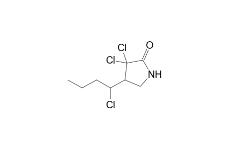3,3-bis(chloranyl)-4-(1-chloranylbutyl)pyrrolidin-2-one