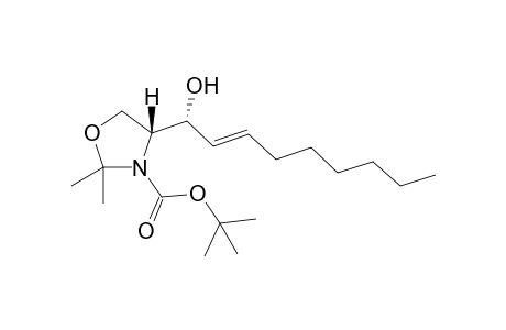 Anti-tert-butyl 4-(1-hydroxynon-2-enyl)-2,2-dimethyloxazolidine-3-carboxylate