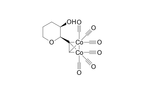 Hexacarbonyl-.mu.-[.eta.4-(2R*,3R*)-2-ethynyl-3-hydroxytetrahydropyran]dicobalt