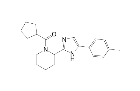 cyclopentyl(2-(5-(p-tolyl)-1H-imidazol-2-yl)piperidin-1-yl)methanone