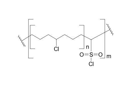 Polyethylene, chlorosulfonate (Cl 43% by wt.)