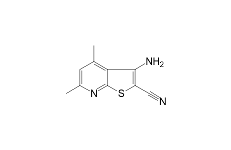 Thieno[2,3-b]pyridine-2-carbonitrile, 3-amino-4,6-dimethyl-