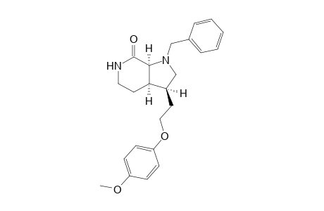 7-Benzyl-5-[2-(p-methoxyphenyloxy)ethyl]-2,7-diazabicyclo[4.3.0]nonan-1-one