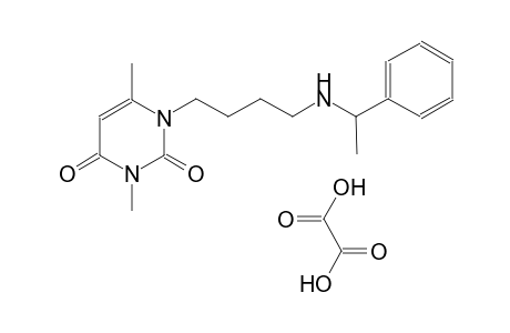 3,6-dimethyl-1-(6-phenylheptyl)-1,2,3,4-tetrahydropyrimidine-2,4-dione; butane-2,3-dione