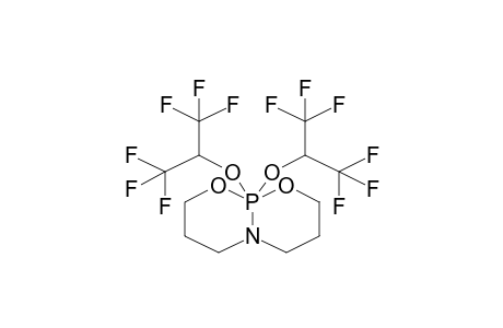 1,1-DI(ALPHA-HYDRO-HEXAFLUOROISOPROPOXY)-1-PHOSPHA-2,10-DIOXA-5-AZABICYCLO[4.4.0]DECANE