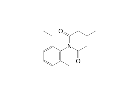 3,3-dimethyl-N-(6-ethyl-o-tolyl)glutarimide