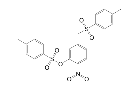 2-Nitro-5-(toluene-4-sulfonylmethyl)phenyl toluene-4-sulfonate
