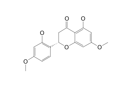 ARTOCARPANONE_A;5,2'-DIHYDROXY-7,4'-DIMETHOXY-FLAVANONE
