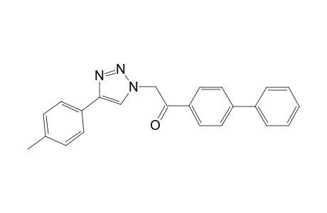 1-(Biphenyl-4-yl)-2-(4-p-tolyl-1H-1,2,3-triazol-1-yl)ethanone