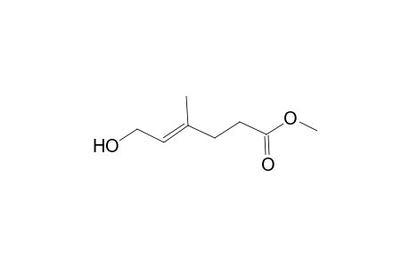 4-Hexenoic acid, 6-hydroxy-4-methyl-, methyl ester, (E)-