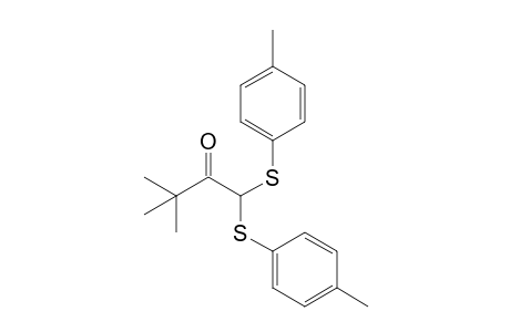 3,3-dimethyl-2-oxobutyraldehyde, 1-(di-p-tolyl mercaptal)