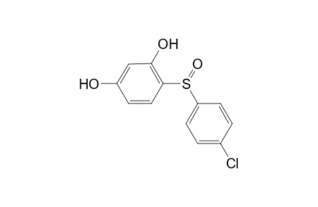 4-(4-Chlorophenylsulfinyl)benzene-1,3-diol