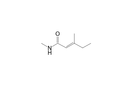 (E)-N,3-dimethyl-2-pentenamide
