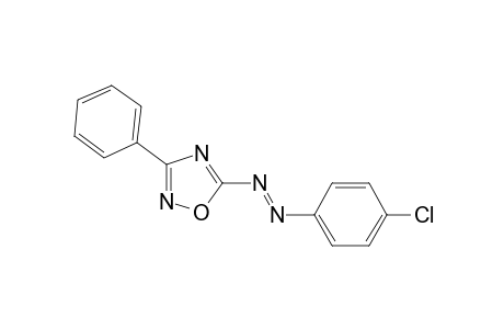 1,2,4-Oxadiazole, 5-[(4-chlorophenyl)azo]-3-phenyl-