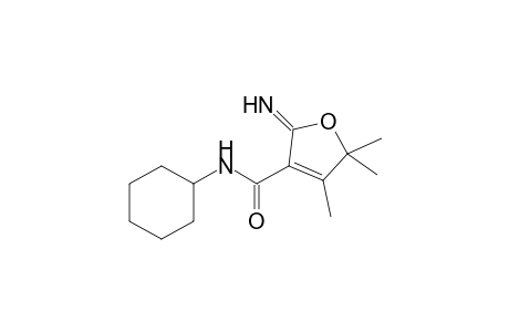 N-Cyclohexyl-2,5-dihydro-2-imino-4,5,5-trimethylfuran-3-carboxamide