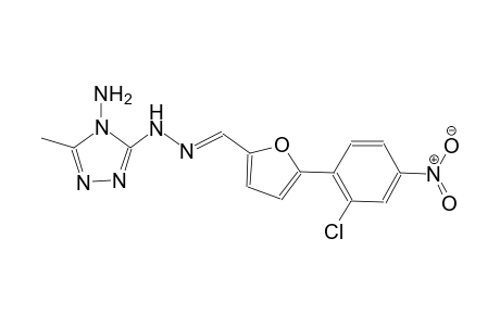 (4-amino-5-methyl-1,2,4-triazol-3-yl)-[(E)-[5-(2-chloro-4-nitro-phenyl)-2-furyl]methyleneamino]amine