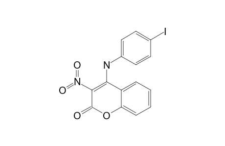 4-[(4-IODOPHENYL)-AMINO]-3-NITRO-2H-CHROMEN-2-ONE