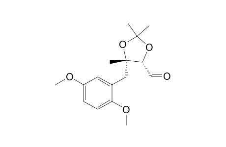 (-)-(2S,3S)-4-(2,5-Dimethoxyphenyl)-2,3-dihydroxy-2,3-O-isopropylidene-3-methylbutanal