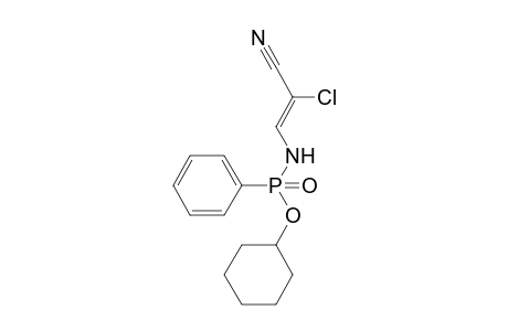 (Z)-P-Cyclohexoxy-P-phenyl-N-(2-chloroacrylonitrile)phosphonamide