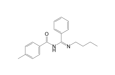 N-(4-Methylbenzoyl)-N'-(n-butyl)benzamidin