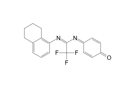N(1)-(4-Oxo-2,5-cyclohexadien-1-ylidenel)-N(2)-(5,6,7,8-tetrahydro-1-naphthyl)-2,2,2-trifluoroethanimidamide