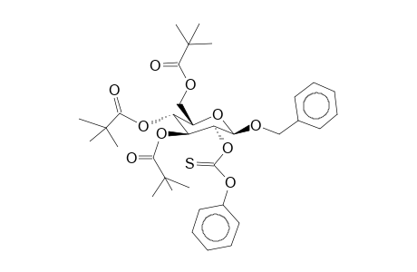 Benzyl-2-O-phenoxythiocarbonyl-3,4,6-tri-O-pivaloyl-b-d-glucopyranoside