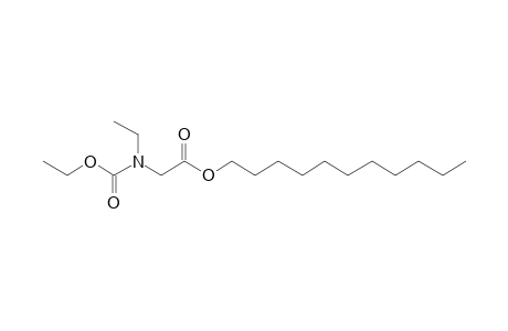 Glycine, N-ethyl-N-ethyloxycarbonyl-, undecyl ester