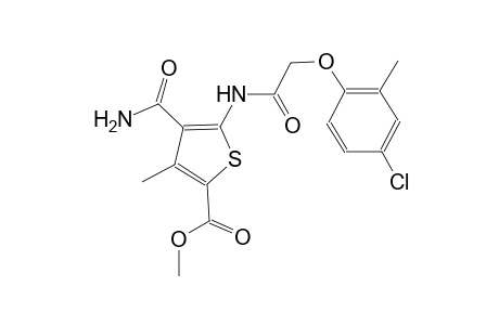 methyl 4-(aminocarbonyl)-5-{[(4-chloro-2-methylphenoxy)acetyl]amino}-3-methyl-2-thiophenecarboxylate