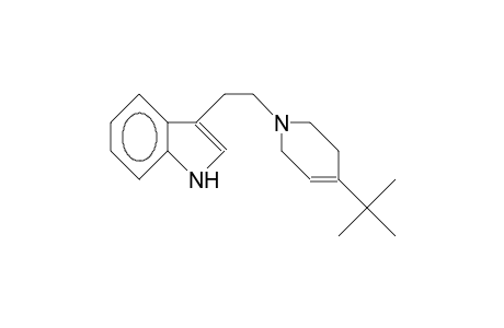 3-(2-<4-tert-Butyl-1,2,5,6-tetrahydro-1-pyridyl>-ethyl)-indole