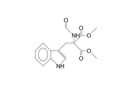 .alpha.-N-Formyl-carbomethoxy-tryptophan-methylester